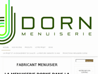dorne-menuiserie-valence.fr website preview