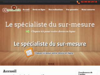 clmenuiserie.fr website preview