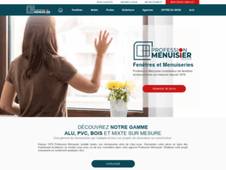 professionmenuisier.fr website preview