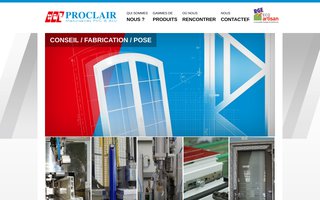 proclair-menuiseries.fr website preview