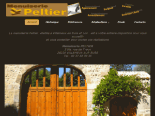 menuiseriepeltier.fr website preview