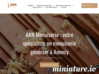 akn-menuiserie-annecy.fr website preview
