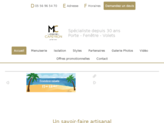 menuiserie-capeyron-merignac.fr website preview