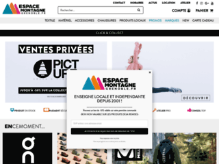 espacemontagne-grenoble.fr website preview