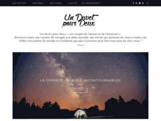 unduvetpourdeux.com website preview