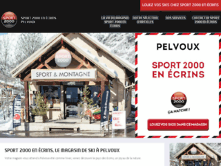 pelvoux-ecrins.sport2000.fr website preview