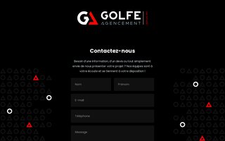 golfe-agencement.com website preview