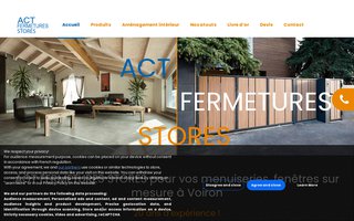 act-fermetures.com website preview