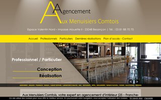 amc-agencement.fr website preview