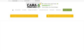 carafermetures.com website preview