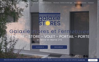 galaxiestores.fr website preview