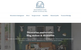 decoration-anniversaire.fr website preview