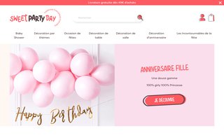 sweetpartyday.com website preview