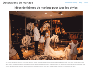 decorations-pour-mon-mariage.fr website preview