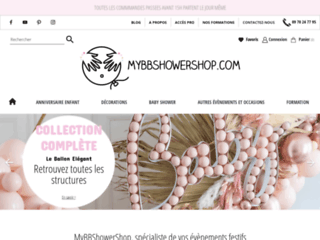 mybbshowershop.com website preview