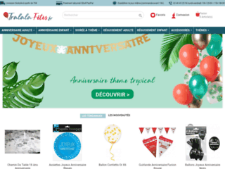 tralala-fetes.fr website preview