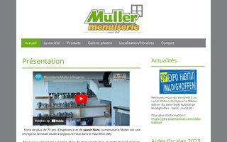 muller-fenetres.fr website preview