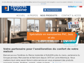 fenetres-maine.com website preview