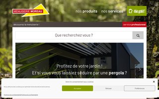 menuiseriemoreau.fr website preview