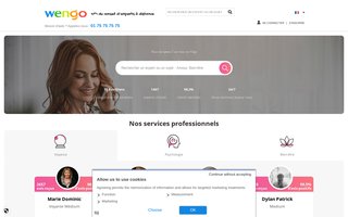 wengo.fr website preview